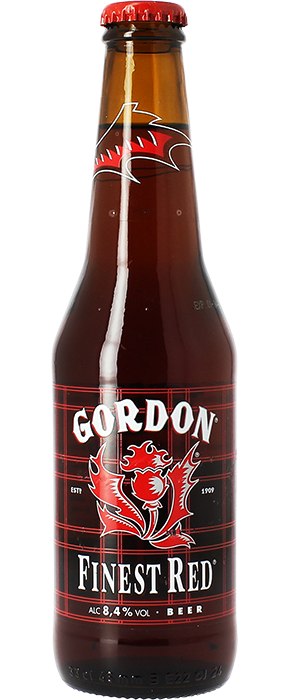 bottiglia birra gordon finest red 33 cl
