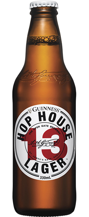 bottiglia birra guinness hop house lager 13 33 cl