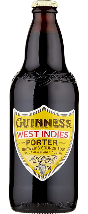 bottiglia birra guinnes west ind porter 50 cl