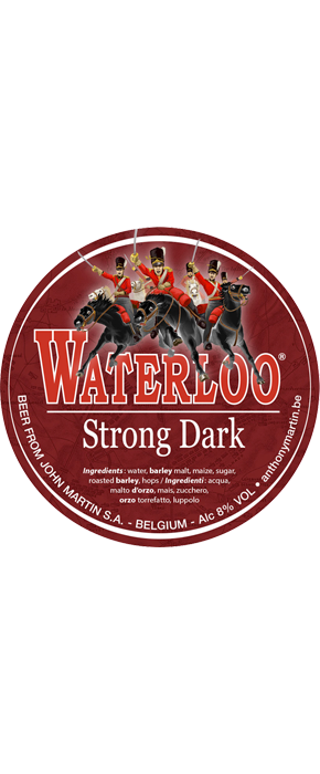 immagine fusto birra waterloo double dark 15 litri